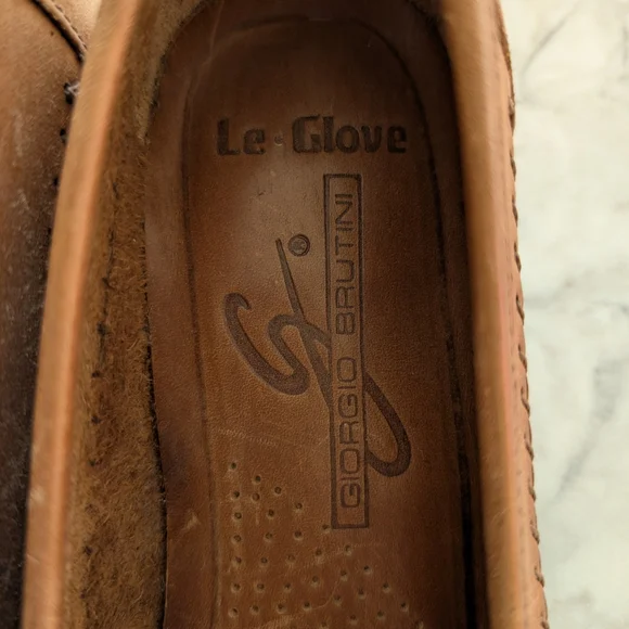 Giorgio Brutini Brown Tassel Loafers, 9 - Picture 2 of 5